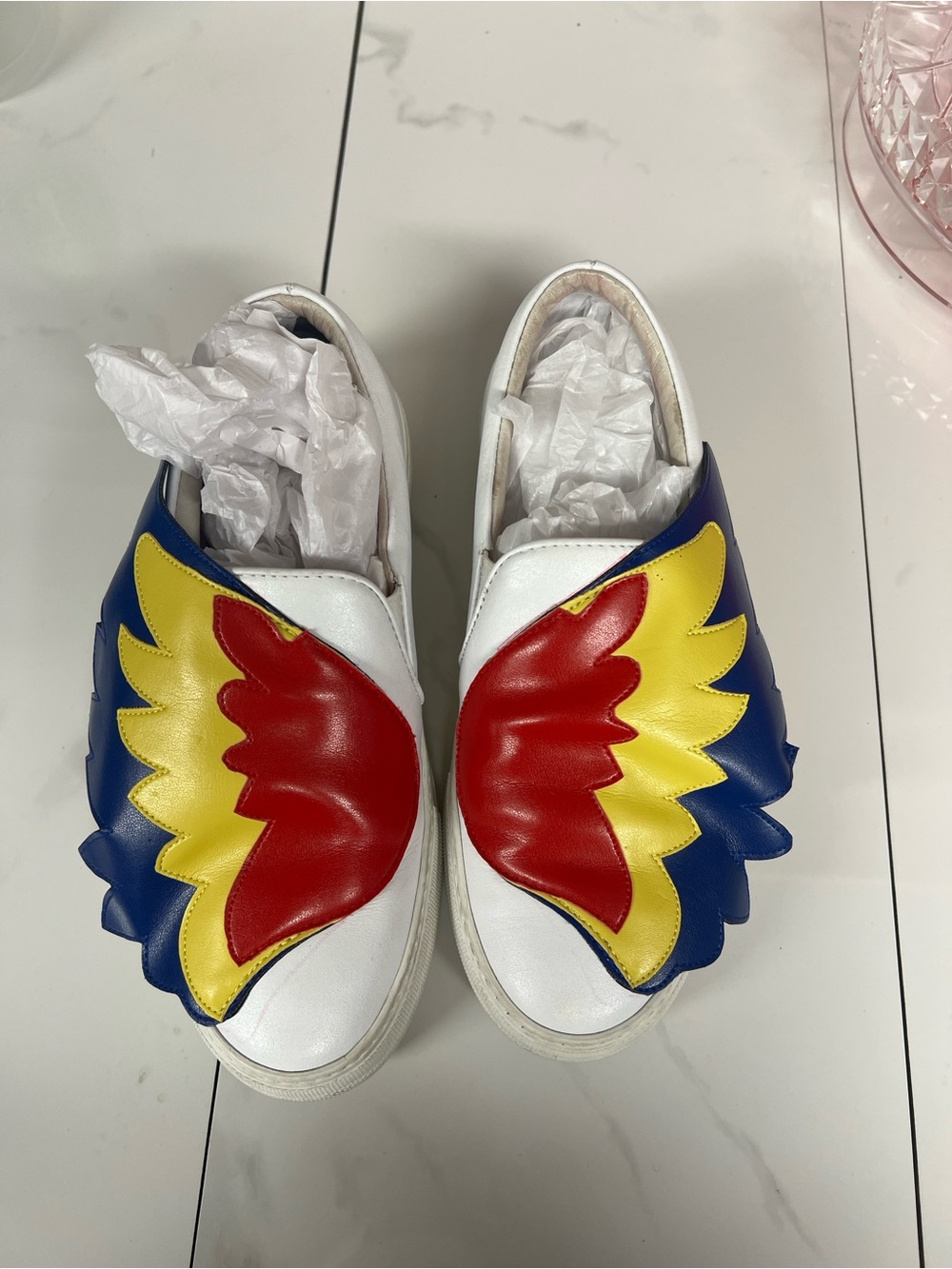 Sneakers with wings